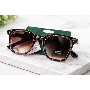 Wild Fable Brown Tortoiseshell Square Sunglasses Brown Gradient 100% UV Target